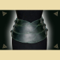 Preview: Corset Belt made of green oiled leather