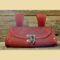 Preview: Leder Gürteltasche mit Hakenschließe