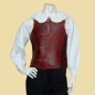 Preview: Doublet made of oiled leather - red