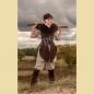 Preview: Tunic made of leather and fur