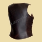 Preview: Doublet made of oiled leather - dark brown
