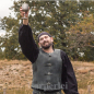 Preview: Doublet made of oiled leather - fir