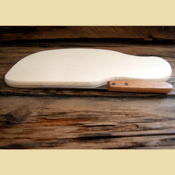 Dining board with knife slot