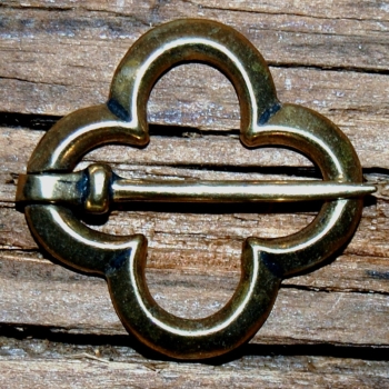 Medieval Quatrefoil Brooch