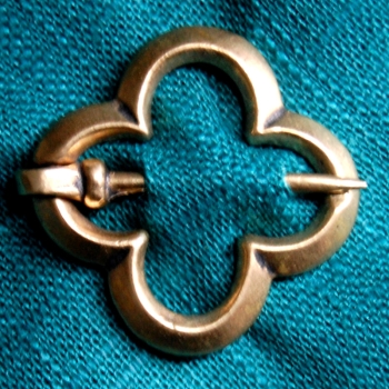 Medieval Quatrefoil Brooch