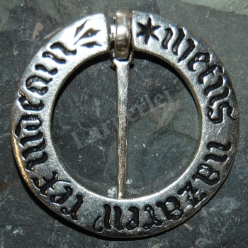 Round Fürspan with Writing