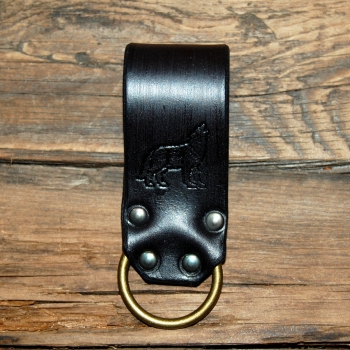 Belt loop - howling wolf