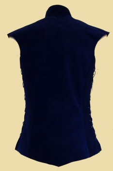 long leather doublet