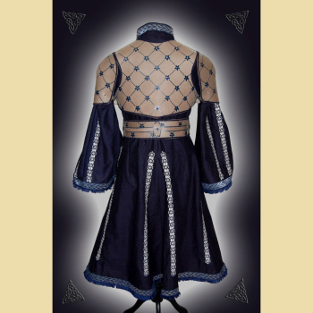 Larp Outfit aus Leder und Leinen für Männer
