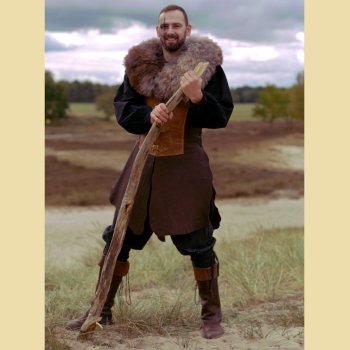 Surcoat with Fur collar