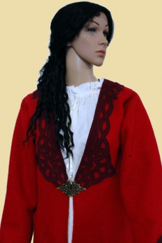 Female Viking cloak red
