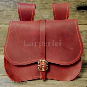 Mittelalterliche Gürteltasche in Nierenform
