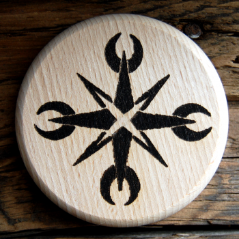 Bierkrugdeckel schwarzes Eis