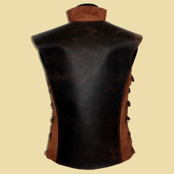Asymetric soft leather armour