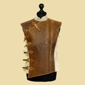 Asymetric soft leather armour
