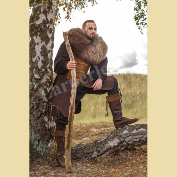 Preview: Surcoat with Fur collar "Ulfur" - Custom made