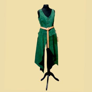 Preview: Waffenrock aus Leder für Elfen