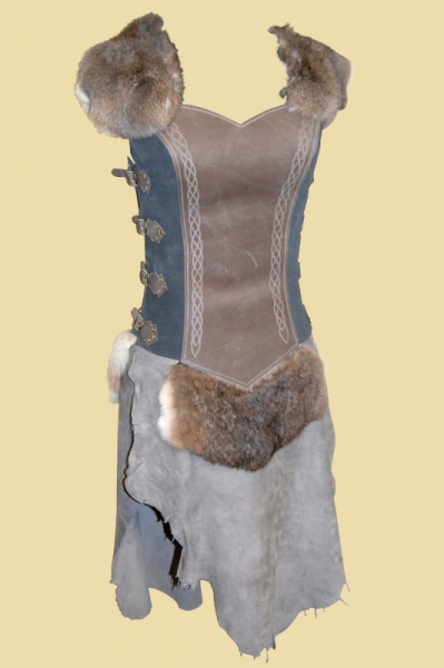 Leather Dress "Freia"