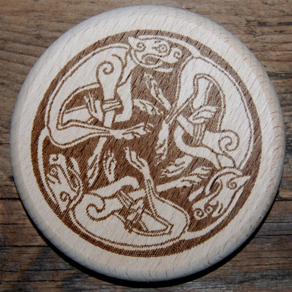 Bierkrugdeckel - keltisch, Wilde Jagd