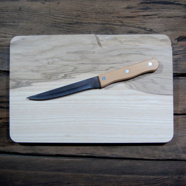 Dining board with knife slot