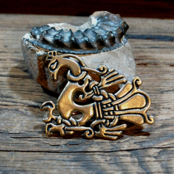 Peacock Brooch