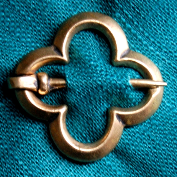 Medieval Quatrefoil Brooch