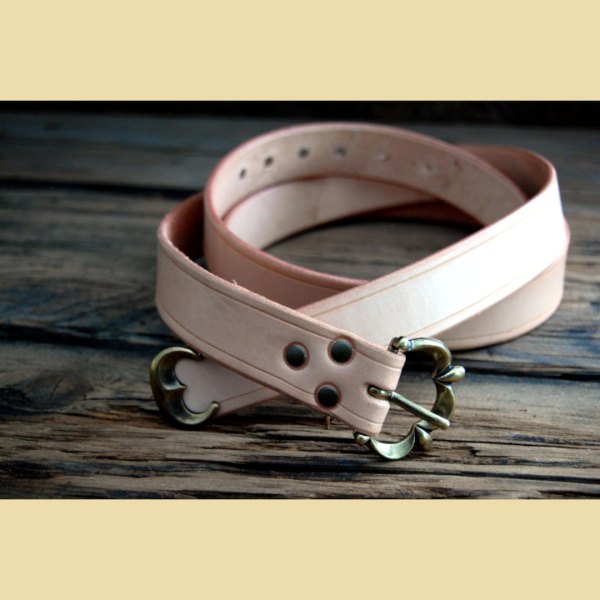 Mittelalterlicher Langgürtel Isabeu - natur