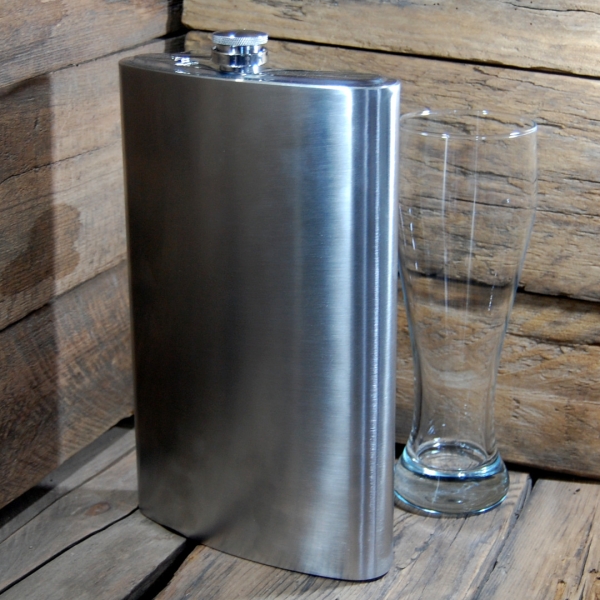 Belt Bottle with black fur