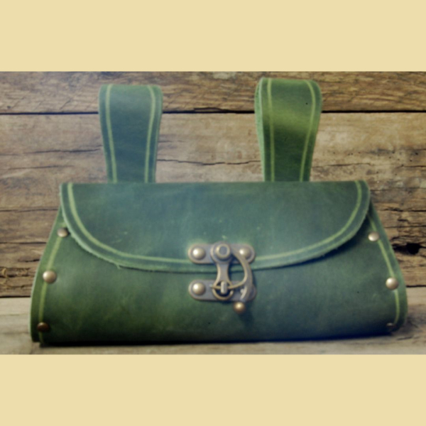 Leder Gürteltasche mit Hakenschließe