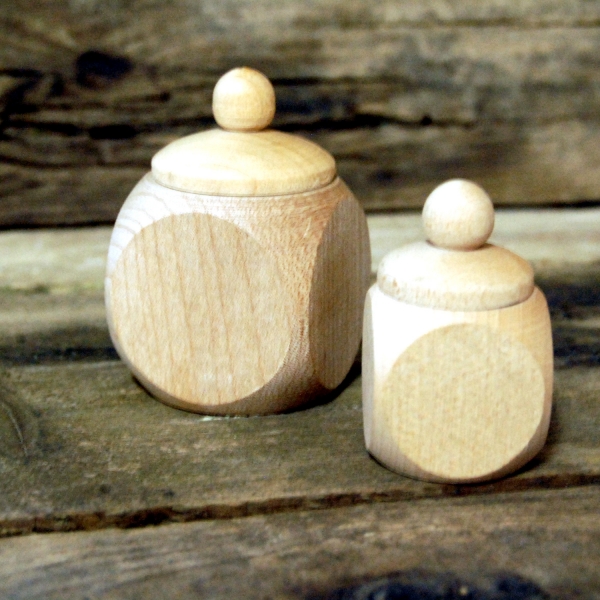 Wood Box with Screw Cap