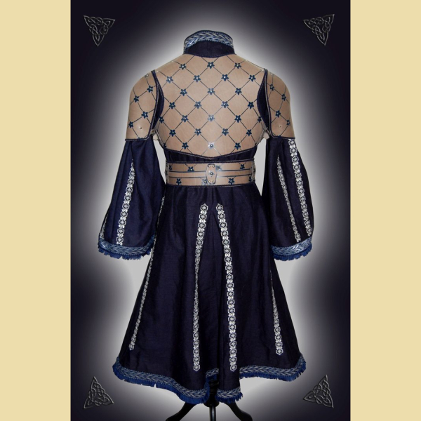 Larp Outfit aus Leder und Leinen für Männer
