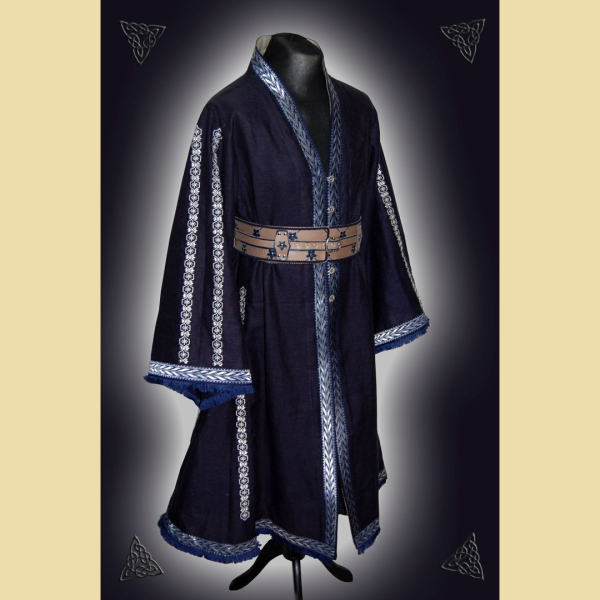 Larp Outfit aus Leder und Leinen für Männer