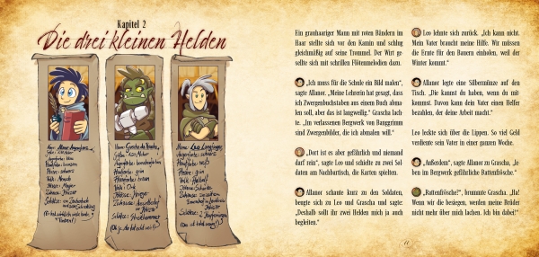Drachenschmalz - Die Chroniken der drei kleinen Helden, Chronik 1