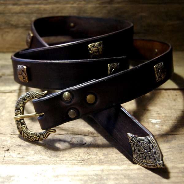 Viking Belt Ornulf - dark brown