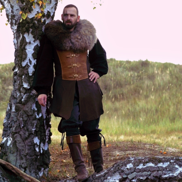 Surcoat with Fur collar