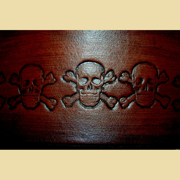 Belt "Jolly Roger" - Custom made