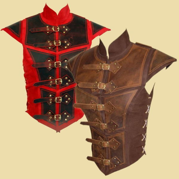 Reinforced jerkin - light brown