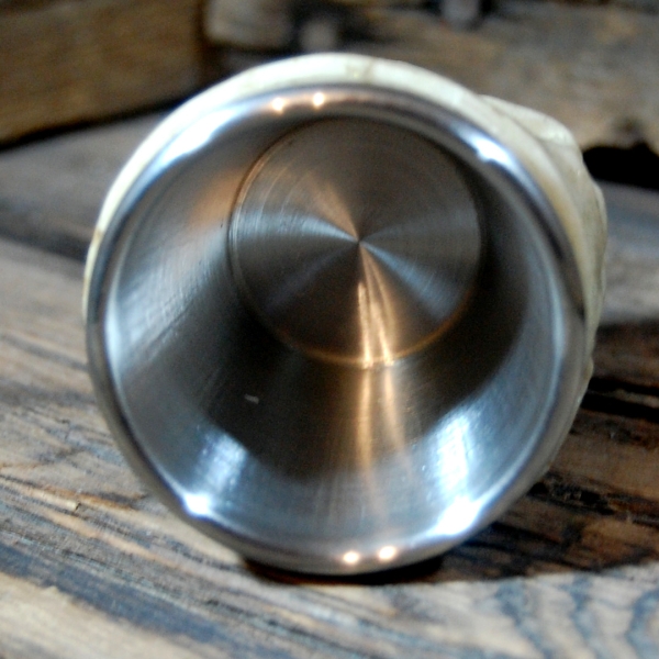 Shot glass in skull design