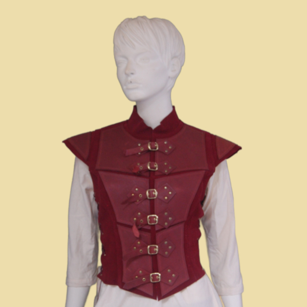 Verstärktes Wams - weinrot