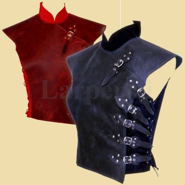 Asymmetric Leather Armour