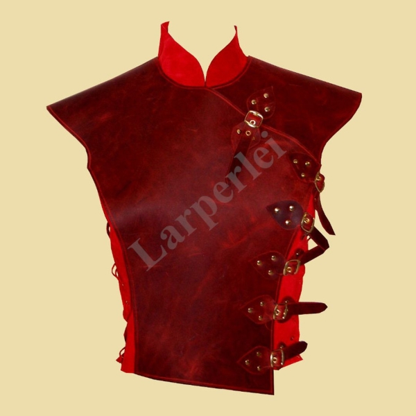 Asymmetric Leather Armour
