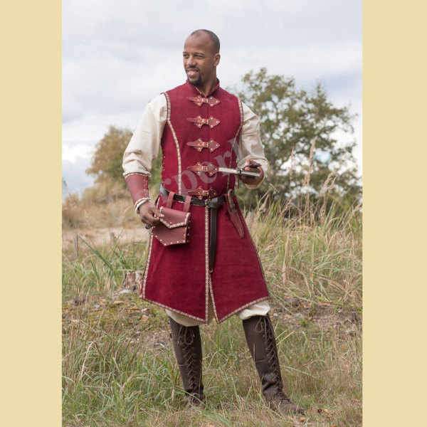 Ceremonial surcoat made of leather