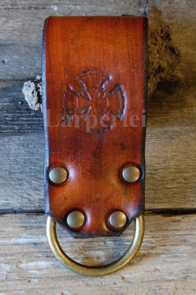 Templar Cross -  Belt Loop with Steel Ring