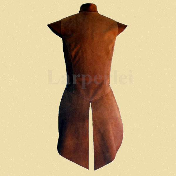 Leather surcoat