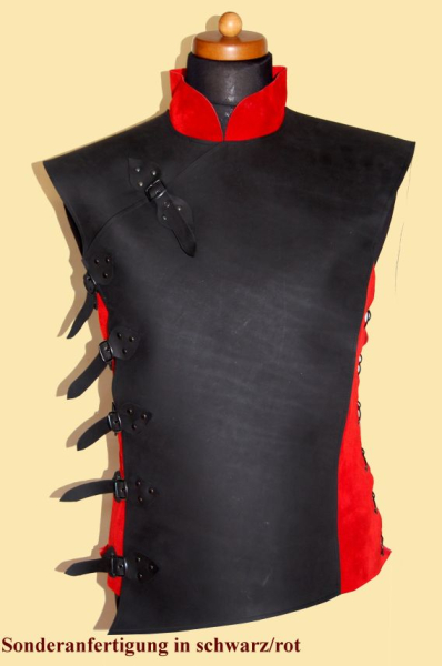Asymmetric Leather Armour "Kedo"