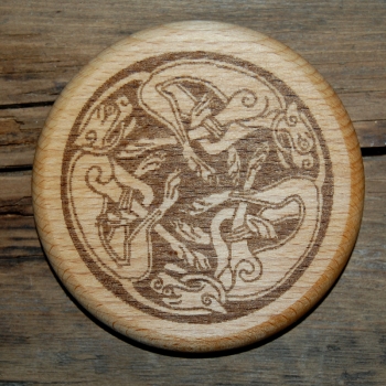 Bierkrugdeckel - keltisch, Wilde Jagd
