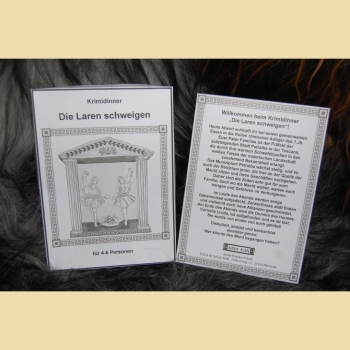 Krimidinner "Die Laren schweigen" für 4-6 Personen
