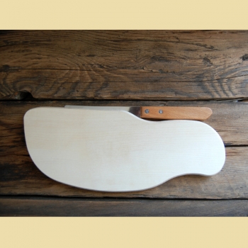 Dining board with knife slot