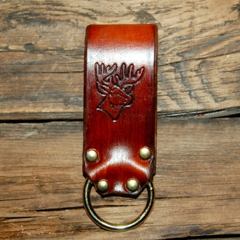 Deer II -  Belt Loop with Steel Ring