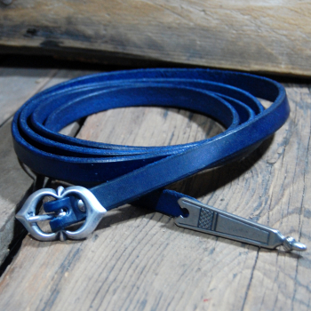 Hochmittelalterlicher Gürtel in blau